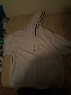 Champion Gray Full-Zip Hooded Sweatshirt